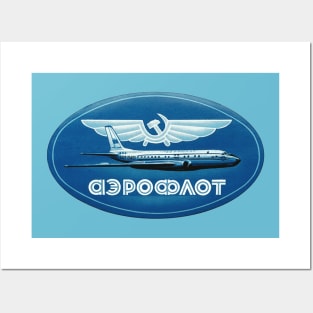 Russian airline Posters and Art